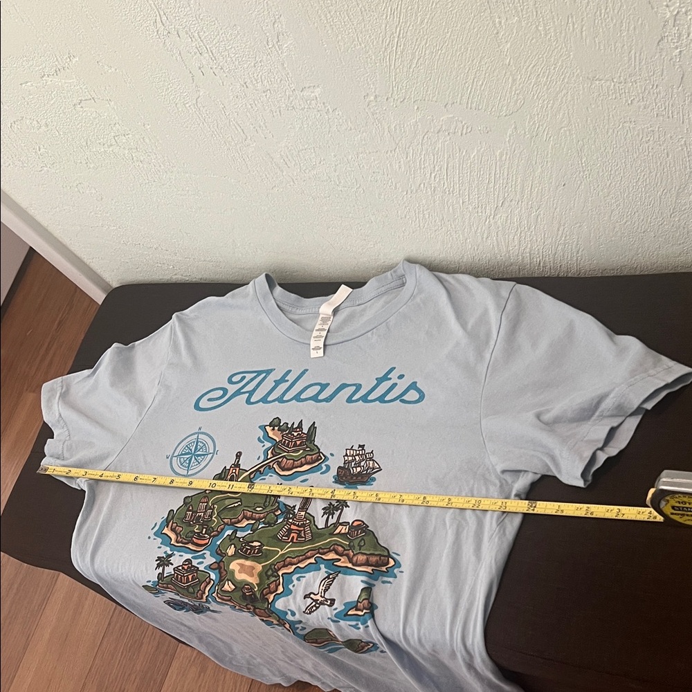 #1615+ Unisex’s Atlantis Graphic T‑Shirt in Light Blue - Picture 3 of 8
